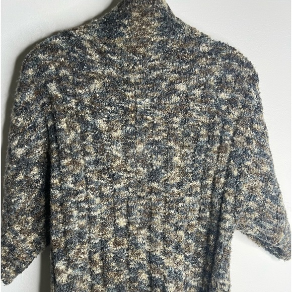 Nomadic Traders Button Front Chunky Cardigan Sweater Large Brown - Picture 6 of 9